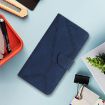 OPPO A5 5G Blue Embossed Leather Phone Case - Global Stitching - 2