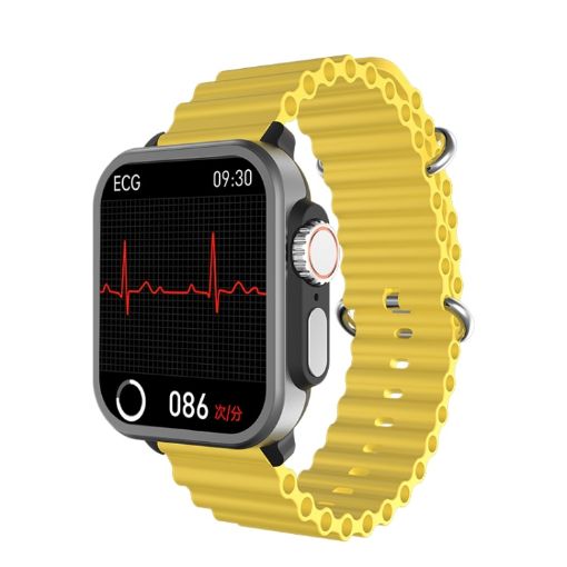 SPOVAN H6 Smart Watch 1.83" TFT, Bluetooth Call, Blood Oxygen, Yellow - 1