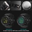 SPOVAN PR1 Black Waterproof Luminous Bluetooth Smart Watch - 3