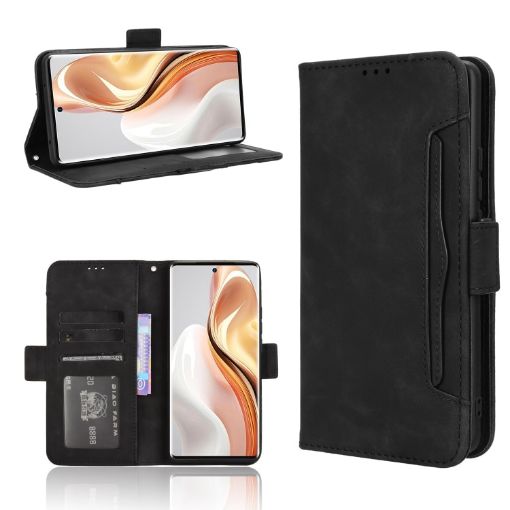Ulefone Note 17 Pro Black Leather Phone Case with Card Slots - 1