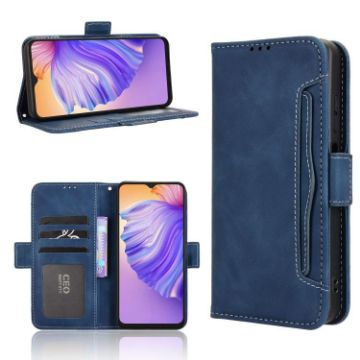 Ulefone Note 21 Blue Leather Phone Case with Card Slots - 1