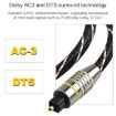 10m EMK OD6.0mm Square to Round Port Set-top Box Optical Audio Cable - 6