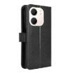 OPPO A5x 4G/5G Global Leather Phone Case - Black Diamond Texture - 3