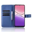 OPPO A5x 4G/5G Global Diamond Texture Leather Case - Blue - 4