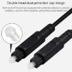 3m Black Square Port to Square Port Optical Audio Cable OD4.0mm - 8