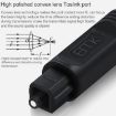 10m EMK OD4.0mm Square to Square Digital Audio Optical Cable (Black) - 6