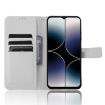 Ulefone Note 16 Pro White Leather Phone Case - Diamond Texture - 4