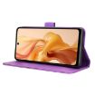 Ulefone Note 18 Ultra Purple Leather Phone Case - Diamond Texture - 5