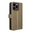 Ulefone Note 20 Pro Brown Leather Phone Case with Diamond Texture - 3
