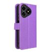Ulefone Note 19 Purple Diamond Texture Leather Phone Case - 3