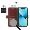 For Honor 400 Pro Global Brown Leather Phone Case - Crazy Horse Cowhide - 4