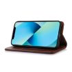 For Honor 400 Pro Global Leather Phone Case - Brown Cowhide Nappa  - 6