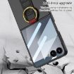 Samsung Galaxy Z Flip7 5G Shockproof Case with Ring Strap - Green - 9