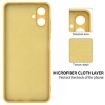 Samsung Galaxy A07 4G Yellow Silicone Dropproof Full Coverage Case - 6