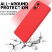 Samsung Galaxy A07 4G Red Liquid Silicone Dropproof Phone Case - 5