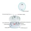 KAIXINWEI VHP-1607B In-ear Hearing Aid Sound Amplifier DC3.7V White - 5