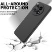 OnePlus 12 Black Liquid Silicone Shockproof Phone Case - 3