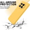 OnePlus 12 Yellow Silicone Shockproof Phone Case - Pure Color - 3