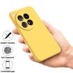 OnePlus 12R/Ace 3 5G Yellow Liquid Silicone Shockproof Phone Case - 4