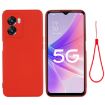 OnePlus Nord N300 Red Liquid Silicone Shockproof Phone Case - 1