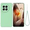 OnePlus 13 Green Liquid Silicone Shockproof Phone Case - 1