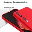 For Honor 90 Pro Red Liquid Silicone Dropproof Full Coverage Phone Case - 3