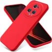 For Honor Magic5 Pro Red Liquid Silicone Dropproof Phone Case - 1