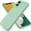 For Honor X5 Plus Green Liquid Silicone Dropproof Phone Case - 1