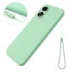 For Honor X5 Plus Green Liquid Silicone Dropproof Phone Case - 6