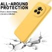 For Honor Magic6 Yellow Liquid Silicone Dropproof Full Coverage Case - 3