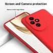 For Honor 200 Pro Red Liquid Silicone Dropproof Full Coverage Case - 4