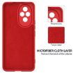 For Honor 200 Pro Red Liquid Silicone Dropproof Full Coverage Case - 6