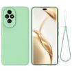 For Honor 200 Pro Green Liquid Silicone Dropproof Phone Case - 1
