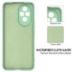 For Honor 200 Pro Green Liquid Silicone Dropproof Phone Case - 6