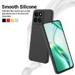 For Honor X7c/Play 200 Plus Black Liquid Silicone Dropproof Phone Case - 3