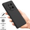 For Honor X9c/X60 Pro 5G Black Liquid Silicone Dropproof Phone Case - 2