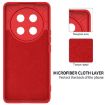 For Honor X9c/X60 Pro 5G Red Liquid Silicone Dropproof Phone Case - 6