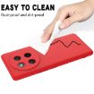 For Honor X60 Pro Red Liquid Silicone Dropproof Full Coverage Case - 8