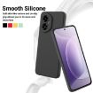 For Honor 300 Black Liquid Silicone Dropproof Full Coverage Phone Case - 3