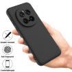 For Honor Magic7 Pro Black Liquid Silicone Dropproof Phone Case - 2