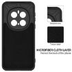 For Honor Magic7 Pro Black Liquid Silicone Dropproof Phone Case - 6