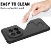 For Honor Magic7 Pro Black Liquid Silicone Dropproof Phone Case - 8