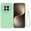 For Honor Magic7 Green Liquid Silicone Dropproof Full Coverage Case - 1