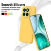For Honor X8c 4G Yellow Liquid Silicone Dropproof Phone Case - 3