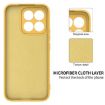 For Honor X8c 4G Yellow Liquid Silicone Dropproof Phone Case - 6