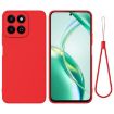 For Honor X6b 5G/Play 60 Plus Red Silicone Dropproof Phone Case - 1