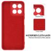 For Honor X6b 5G/Play 60 Plus Red Silicone Dropproof Phone Case - 6