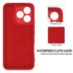 For Honor 400 Lite Red Liquid Silicone Dropproof Phone Case Global - 6