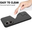 For Honor 400 Black Liquid Silicone Dropproof Phone Case 156.5mm - 8