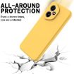 For Honor 400 Yellow Liquid Silicone Dropproof Phone Case 156.5mm - 5
